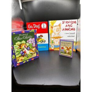 4 Children’s‎ Books Peter Rabbit Kohl’s Care Brer Rabbit Go Dog Give Pig Pancake